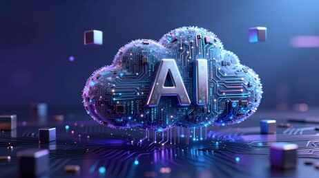 科技云电路AI标志图像