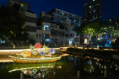广州永庆坊夜景灯光秀