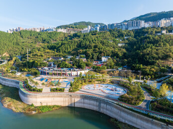 湖北恩施巴东县巫峡口航拍