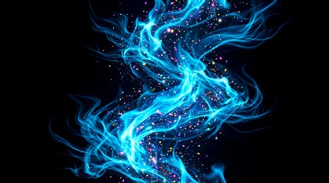 炫蓝星云能量流