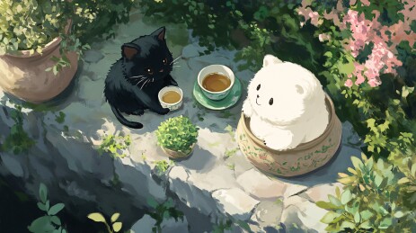 精致小景插画