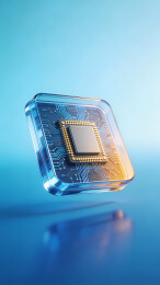 透明芯片封装特写