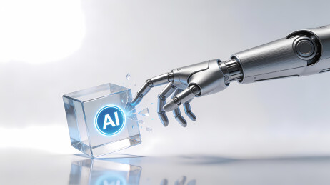 银灰机械臂科技感