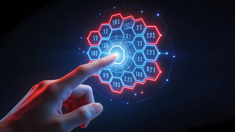 霓虹蜂窝界面触控