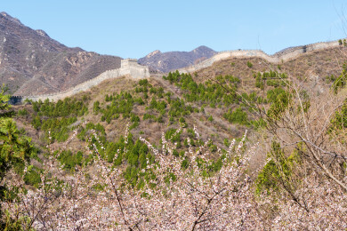 北京春日居庸关长城风光