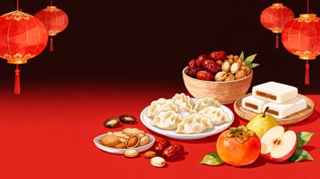 春节传统节日食物