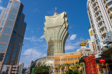 澳门新葡京酒店建筑风光