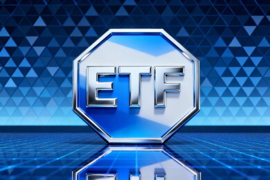 ETF科技感金融投资商务背景