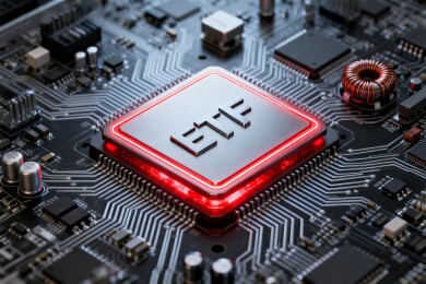 ETF科技感金融投资商务背景