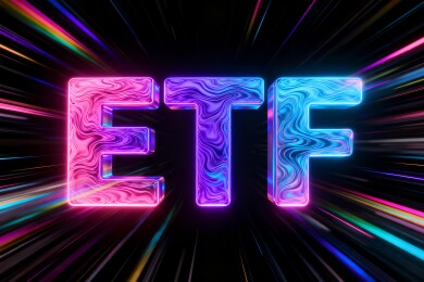 ETF科技感金融投资商务背景