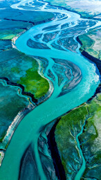 河流蜿蜒水域纵横