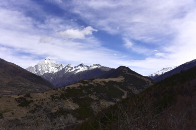 四川省阿坝州四姑娘山雪山神山幺妹峰