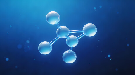 透明分子结构模型