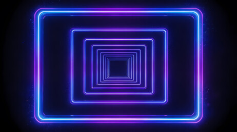 蓝紫霓虹嵌套方阵