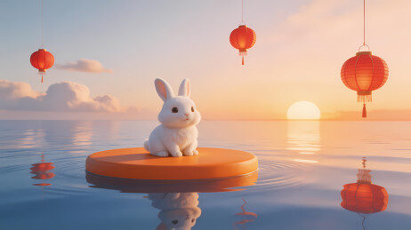 梦幻童话小白兔