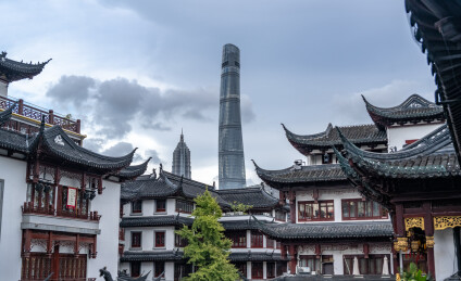 上海豫园城隍庙古建筑 热门旅游目的地
