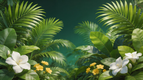 热带丛林繁花盛景