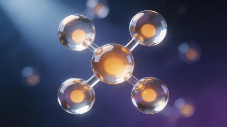 透明分子结构模型