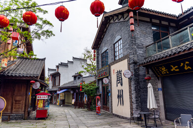 万州天生城古风古街巷萬州文字人文街景风光