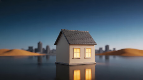 沙漠夜色小屋