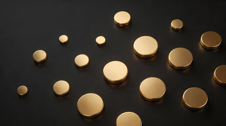 金色圆点阵列
