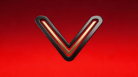 金属质感V形标志