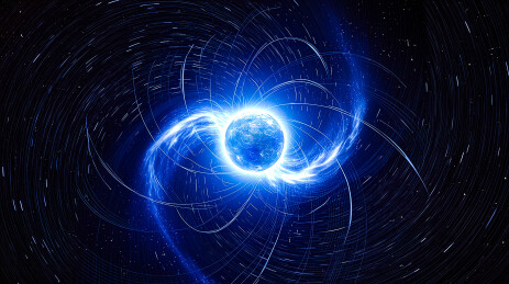黑洞宇宙星际能量流与吸积盘太空背景壁纸