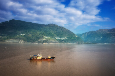 福建霞浦三沙镇小皓村滩涂风景