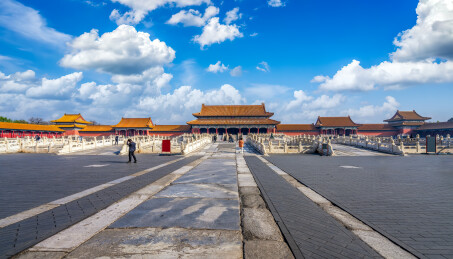 中国北京故宫宫殿建筑景观