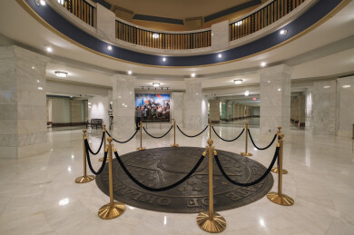 美国俄克拉荷马州议会大厦建筑风光