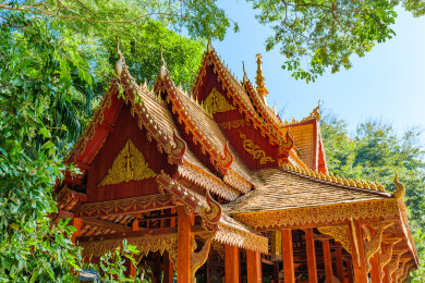 云南西双版纳景洪曼听御花园景区