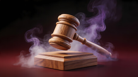 木质法槌庄严执法