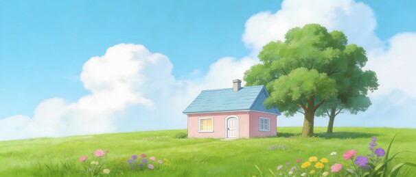 田园小屋风景