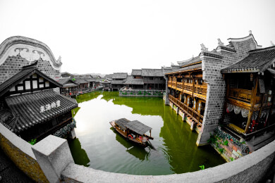 李庄古镇全景