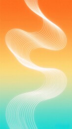 渐变色彩流动线条
