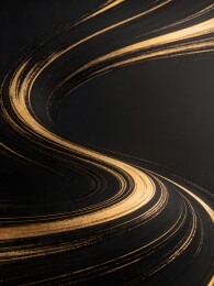 黑金抽象纹样