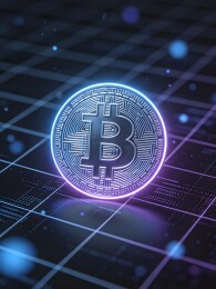 数字货币比特币符号