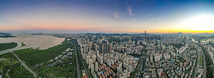 广东省深圳市福田区城市风光