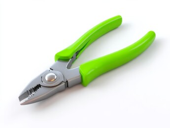 绿色手柄钳子工具
