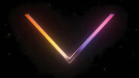 星空V形光晕科技感