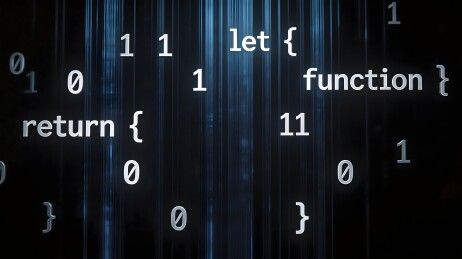 编程代码数字画面