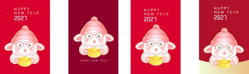 羊矢量艺术插图设计