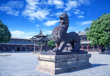 中国山西榆次老城榆次老街大瑞兽——貔貅