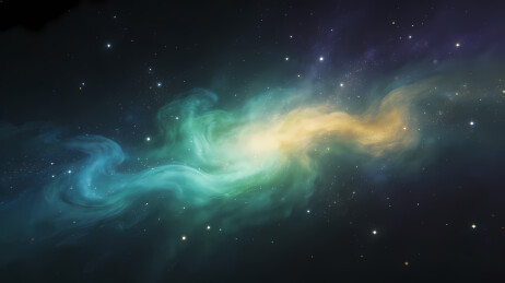 绚丽星云闪耀宇宙