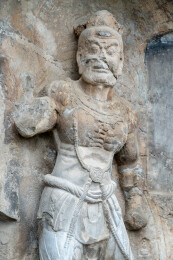 河南洛阳龙门石窟 敬善寺窟 力士造像