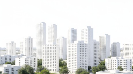 白色高层建筑群