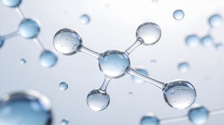 透明分子结构模型
