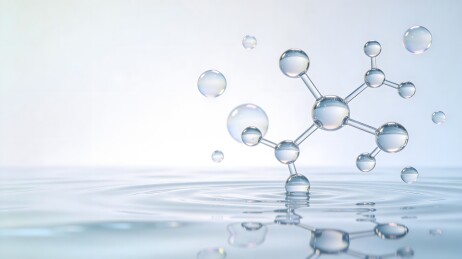 分子结构水滴场景