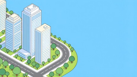 现代城市建筑群