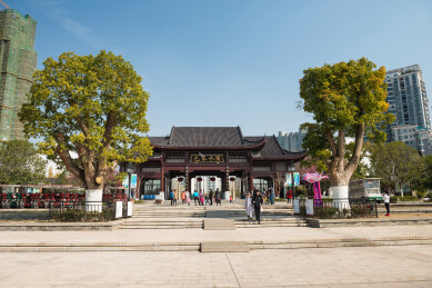 武汉沙湖公园园林建筑和景观